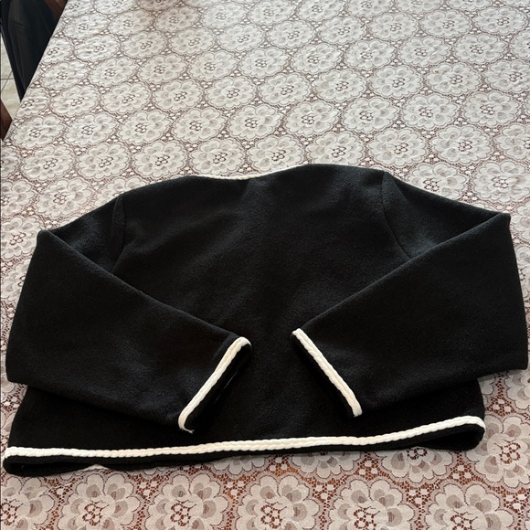 NWT J. Crew Cropped Black Boucle Lady Jacket // Sz 2X - Picture 6 of 11